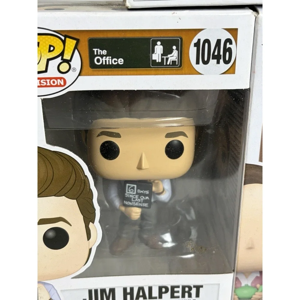 Funko Pop! Television The Office Jim #1046 Michael #1044 Pam #1172 Bundle